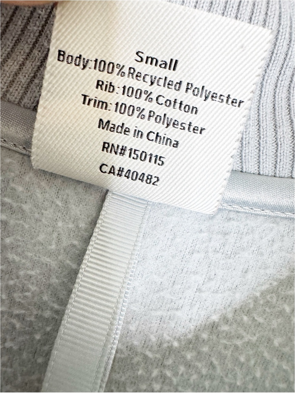 Varley Roselle Half-Zip Fleece Pullover Top Sweatshirt Pearl Blue Size S - Picture 9 of 15